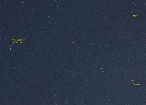 Naked Eye Nova In Delphinus SpaceNews