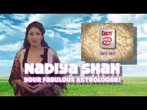 Cancer September 2012 Horoscope By Nadiya Shah YouTube