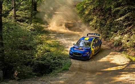 2023 Subaru WRX American Rally Association Car Slides into Frame