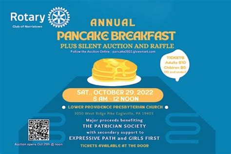 Whats Happening Around Town Rotary Pancake Breakfast St Pauls