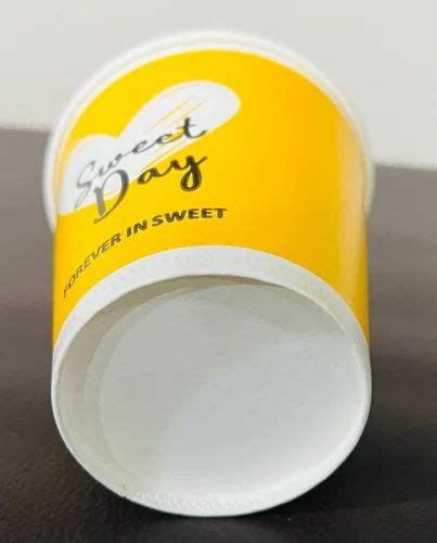 150ml Yellow Printed Disposable Paper Glass At Rs 0 80 Piece Printed Paper Glasses In Mumbai