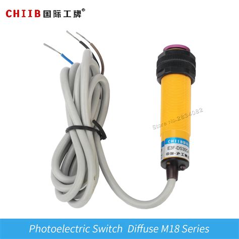 M Dc V Ac V Wire Wire Nc No Diffuse Photoelectric Sensor