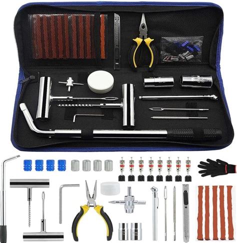 Bandenreparatieset 80 Stuks Heavy Duty Platte Reparatieset Met