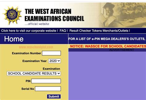 Waec Result Checker Tandy Florence