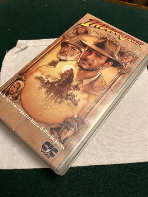 Indiana Jones And The Last Crusade Vhs Pal Picclick Uk