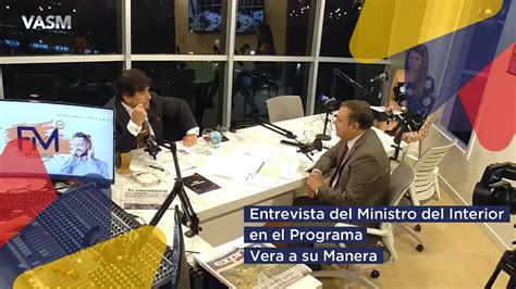 Entrevista Del SM Juan Zapata Con Carlos Vera En El Programa Vera A Su