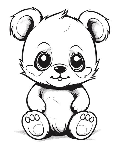 Baby Bear Coloring Pages