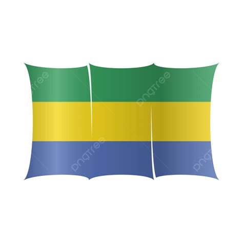 Gabon Flag Vector Gabon Flag Gabon Day Png And Vector With