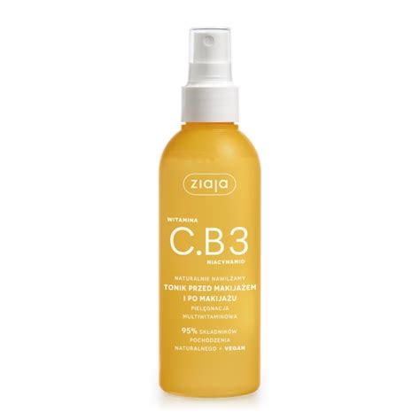 ZIAJA Vitamin C B3 Niacinamide Tonic 190 Ml