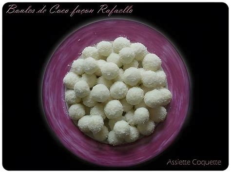 Recette de Boules de coco façon rafaello