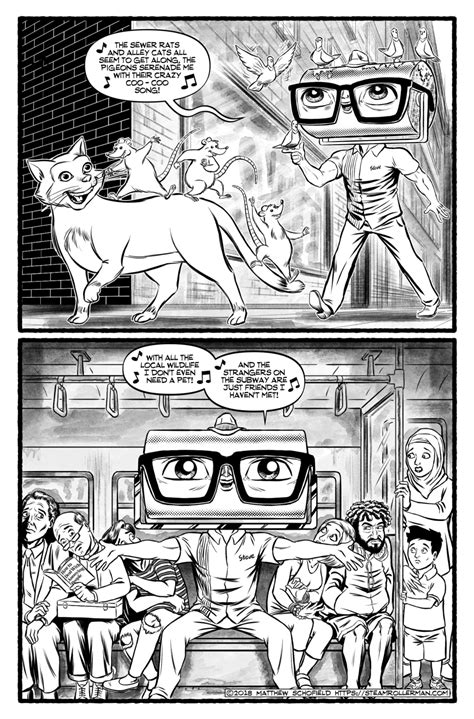 Issue One Page Seven Steamroller Man