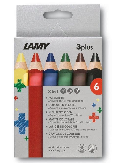 Набор карандашей цветных LAMY "3Plus" 6 шт., картон Lamy-1222002 ...