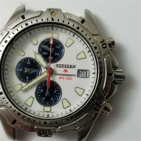 Citizen Promaster Wr 200 Chronograph 0560 C50880 Vintage Divers Japan Watch Watchcharts