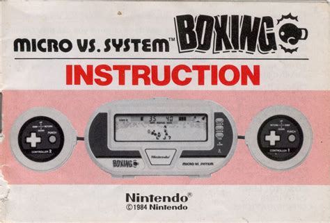 Game And Watch Micro Vs System Punch Out 1984 Mobygames