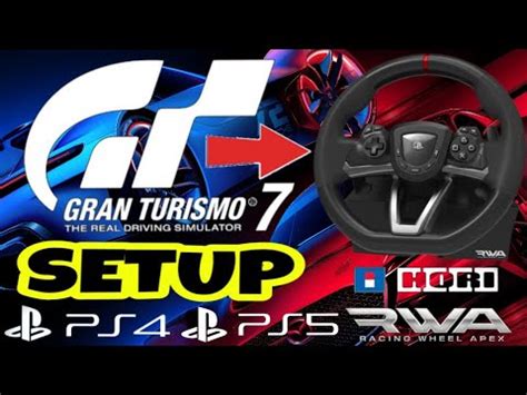 Gran Turismo Setup Hori Apex Rwa Wheel Ps Pc Ps Tutorial Youtube