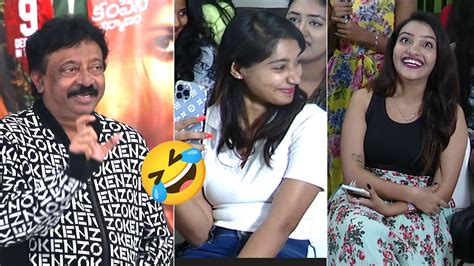 Ram Gopal Varma Hilarious Fun With Top Insta Girls Rgv S Dangerous