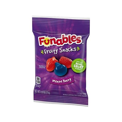 Ferrara Funables Gluten Free Mixed Berry Fruit Snacks 2 5 Oz 48 Carton Fer05475 Staples