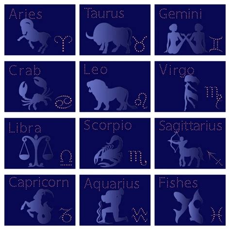 Twelve Black Silhouettes Of Zodiac Signs — Stock Vector © Natreal 39725893