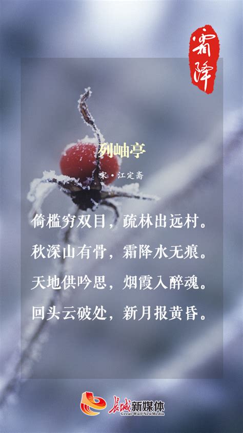 霜降•诗节丨感受深秋的美好 邂逅时光里的暖新浪新闻