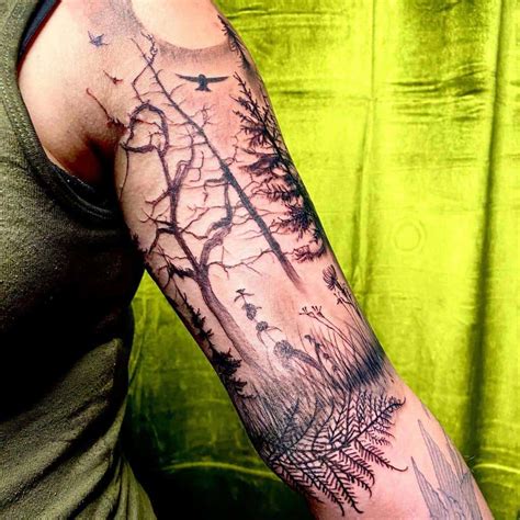 Top Best Forest Sleeve Tattoo Ideas Inspiration Guide