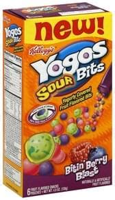 Yogos Bitin' Berry Blast Yogurty Covered Fruit Flavored Bits - 6 ea ...