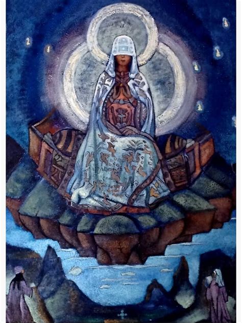 Mother Of The World” By Nicholas Roerich Poster For Sale By