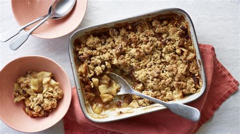 Vegan Apple Crumble Recipe Bbc Food