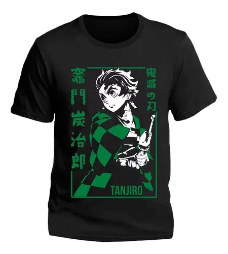 Remera Demon Slayer Niño Niña Tanjiro Kamado Anime Manga