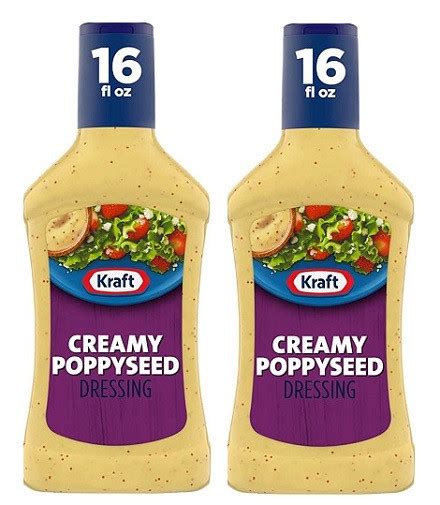 Kraft Creamy Poppyseed Salad Dressing 2 Pack Shop Jadas