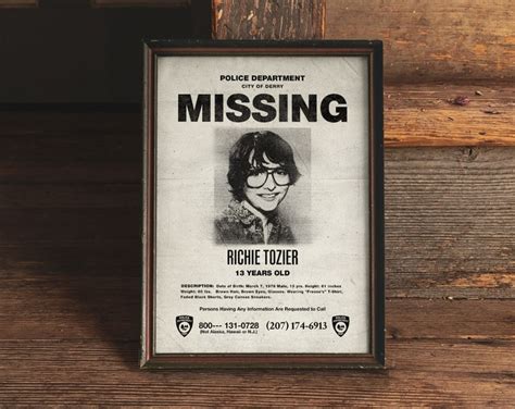 It Missing Poster Pack Of 3 Richie Tozier It Movie Etsy