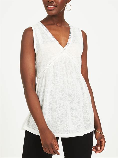 Empire Waist Lace Tank Top