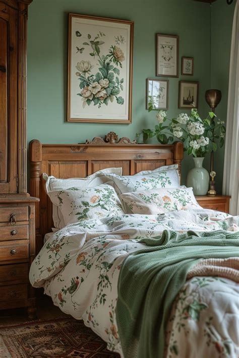 Decor Tips For Vintage Farmhouse Bedroom Green Snooze In