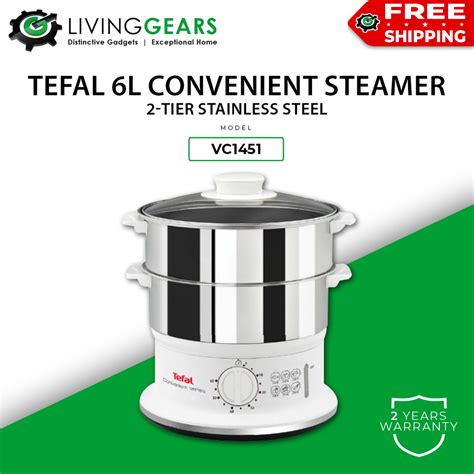 Tefal Compact Tier Vc L Vc L Vc Tier Food Steamer