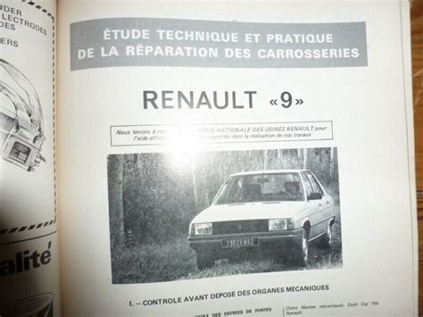 R9 Berl Revue Technique Carrosserie Renault EBay