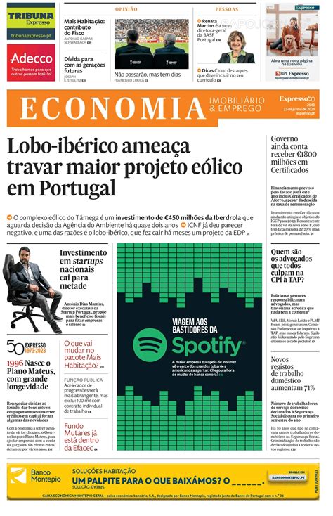 Expresso Economia Jun Jornais E Revistas Sapo Pt Ltima