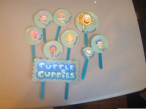 Pyper Creations: Bubble Guppies Puppets