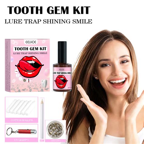 Diy Tooth Gem Kit Diy Teeth Jewelry Starter Kit With Glue And Light For