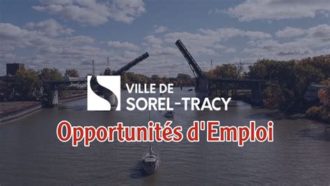 Ville de Sorel Tracy recrute Divers Profils avec des Salaires Jusquà