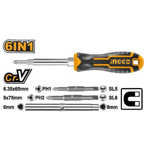 Ingco HKSDB0478 47 Pcs T Handle Wrench Screwdriver Set Vikas Tool Mart