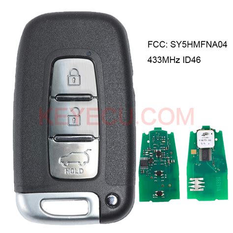 Smart Remote Key Keyless Entry Fob Button Mhz Id Chip For Kia K