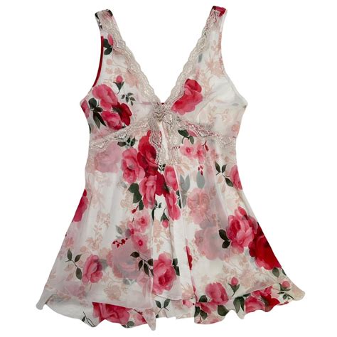 Cute Vintage Vented Lingerie Sleep Going Out Top Depop
