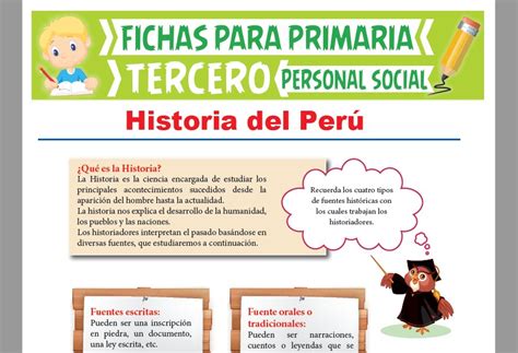 ¿qué Es La Historia Para Tercer Grado De Primaria Actividades 2024