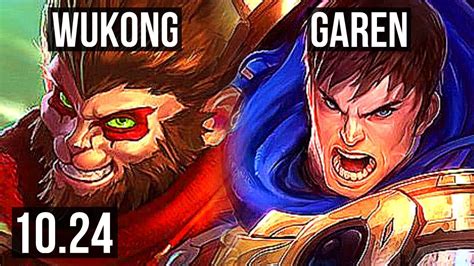 Wukong Vs Garen Top Defeat 7 Solo Kills 1 5m Mastery 300 Games