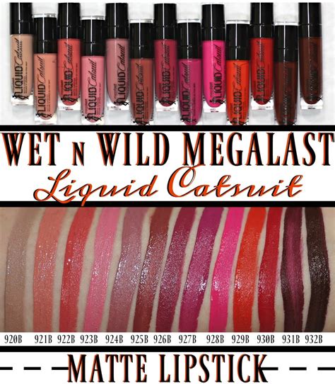 Wet N Wild MegaLast Liquid Catsuit Matte Lipstick Review Swatches