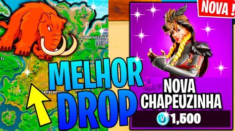 Novo Melhor Drop Solo E A Nova Skin Chapeuzinha Sinistra Fortnite