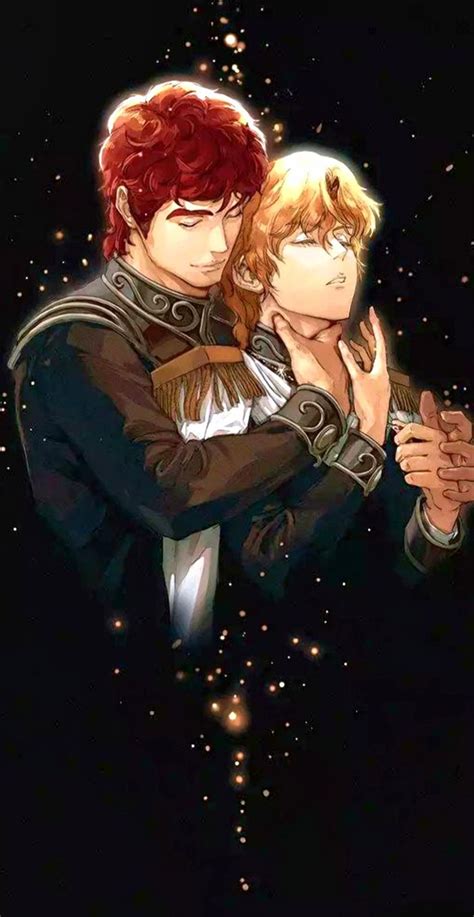 Fanart Reinhard Von Lohengramm And Siegfried Kircheis 💫⚜️ Logh