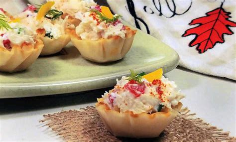 Phyllo Cup Recipe Appetizers With Crab Meat Crab Phyllo Cups