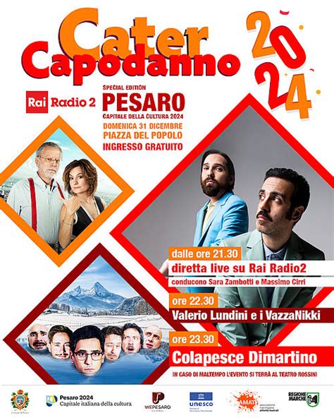 Comune Di Pesaro Il Catercapodanno A Pesaro In Diretta Su Rai Radio