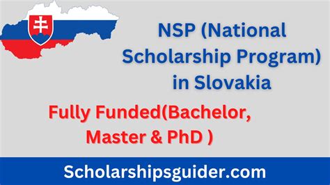 NSP National Scholarship Program 2024 In Slovakia