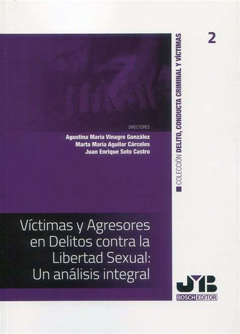 Libro Víctimas Y Agresores En Delitos Contra La Libertad Sexual 9788410044401 Aguilar